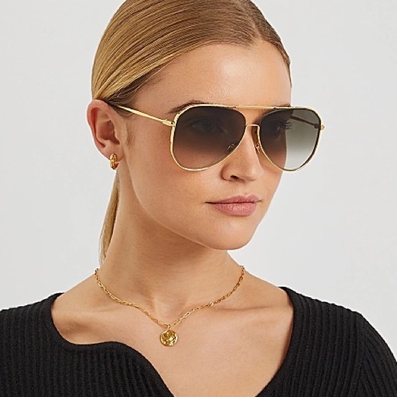 NEW TOM FORD TF853 12V UNISEX AVIATOR SUNGLASSES TOM FORD CHARLES-02 FT0853/S - Picture 7 of 12